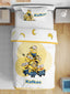 Çift Taraflı Pamuk Saten Nevresim Seti Minions