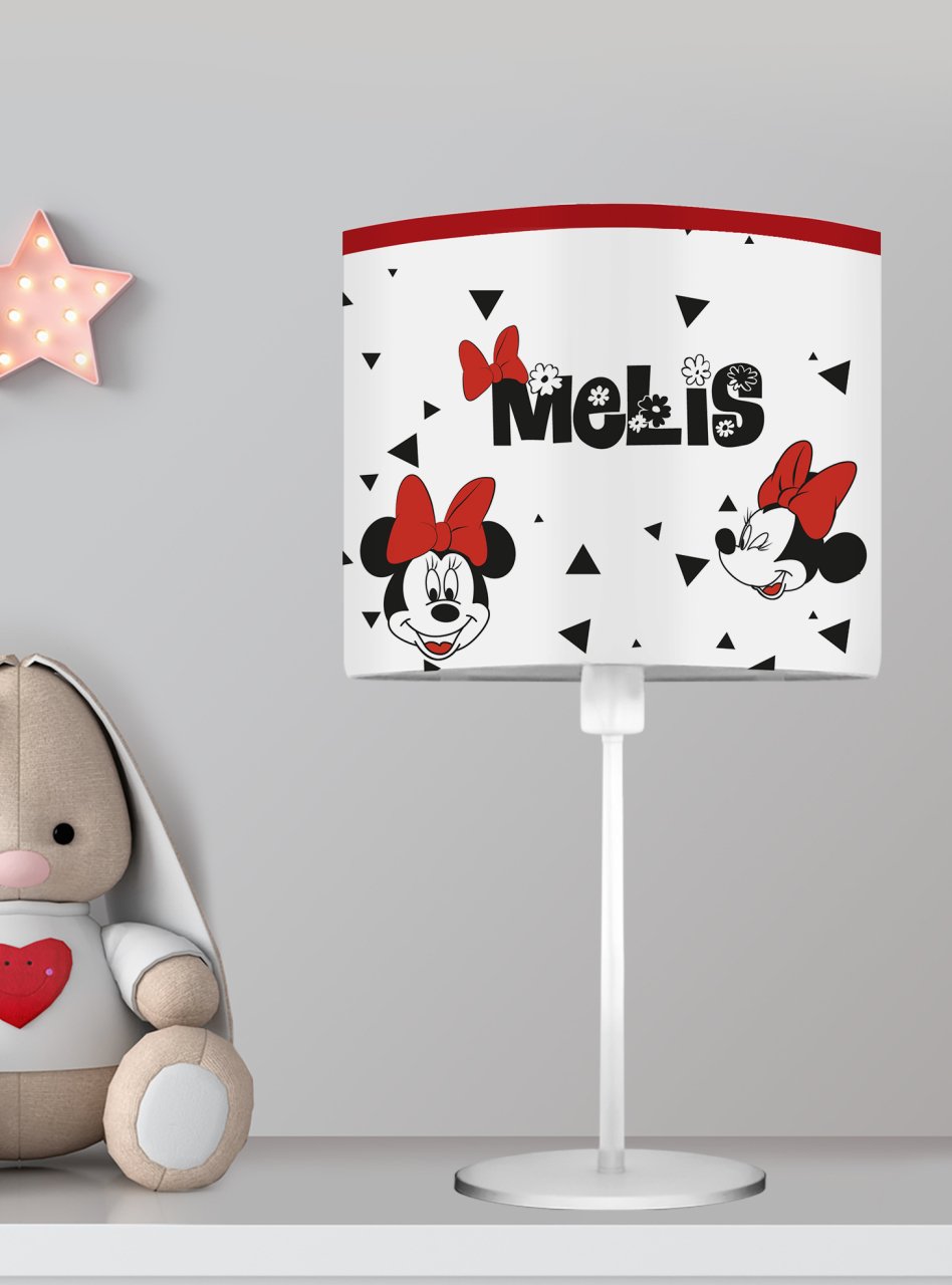 Kişiye Özel Başucu Abajur Minnie Mouse Ürün ana görseli