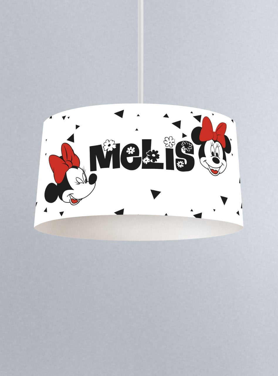 Kişiye Özel İsimli Sarkıt Avize Minnie Mouse Ürün ana görseli