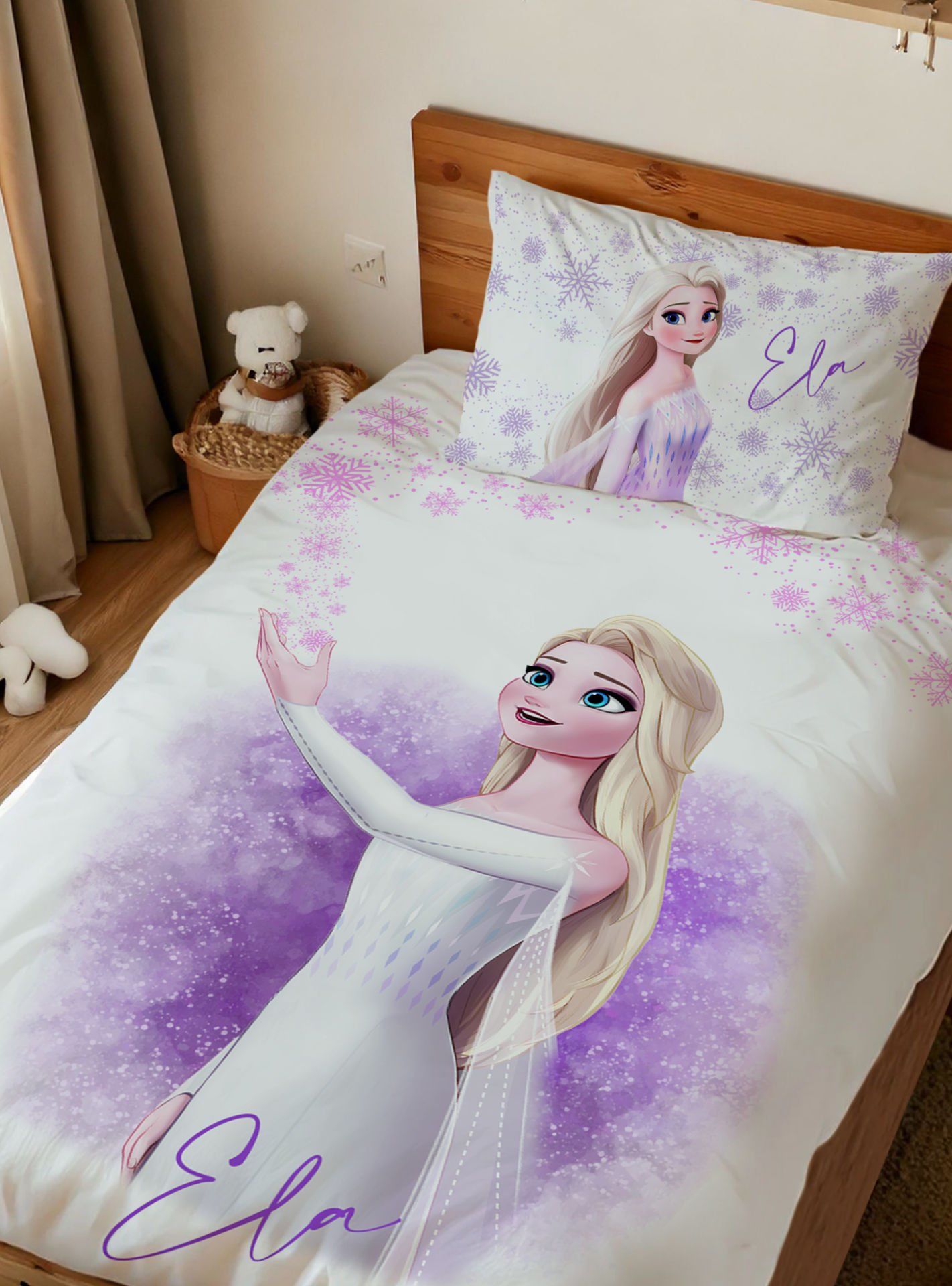 Kişiye Özel Tek Kişilik Nevresim Elsa