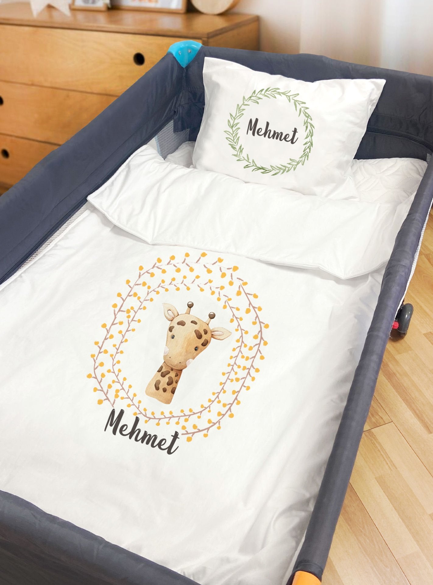 Park Yatak Çift Taraf Baskılı Kişiye Özel Yorgan Seti - Deluxe Animals Ürün ikincil görseli