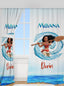 Kişiye Özel Baskılı Fon Perde Moana