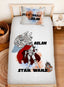 Kişiye Özel %100 Pamuk Tek Kişilik Pike Seti Star Wars
