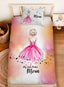 Kişiye Özel %100 Pamuk Tek Kişilik Pike Seti Balerin