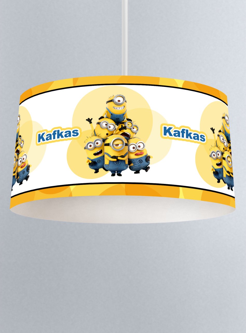 Kişiye Özel İsimli Sarkıt Avize Minions Ürün ana görseli
