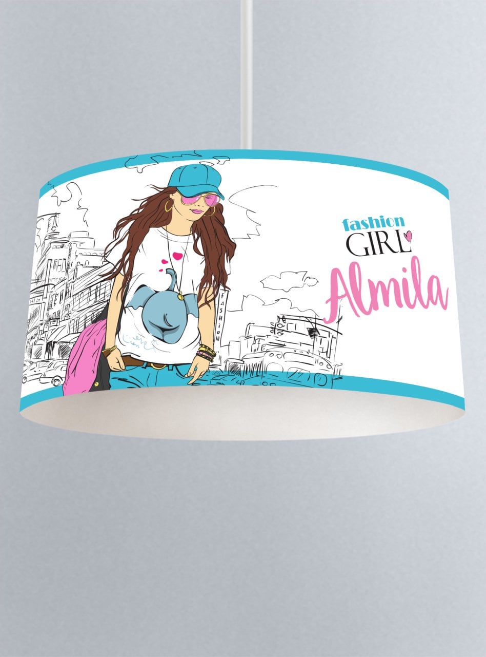 Kişiye Özel İsimli Sarkıt Avize Fashion Girl Ürün ana görseli