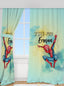 Kişiye Özel Baskılı Fon Perde Spider Man