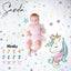 Kişiye Özel Anı Örtüsü Unicorn 7141828790375aö