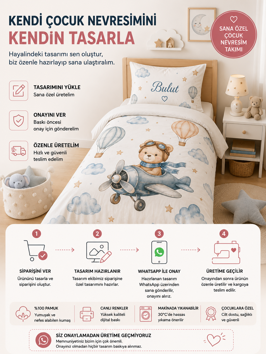 Kendi Nevresimini Kendin Tasarla
