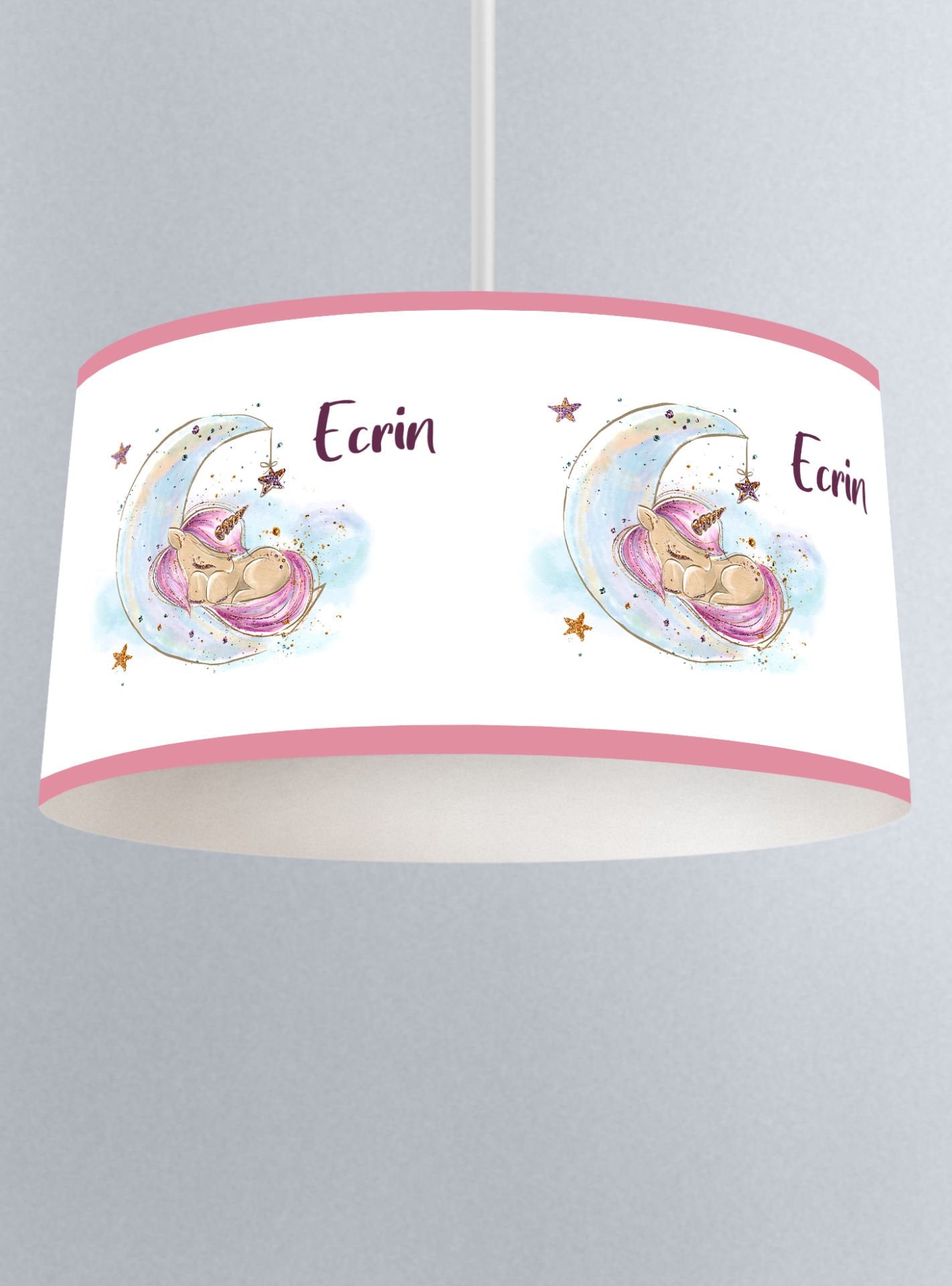 Kişiye Özel İsimli Sarkıt Unicorn