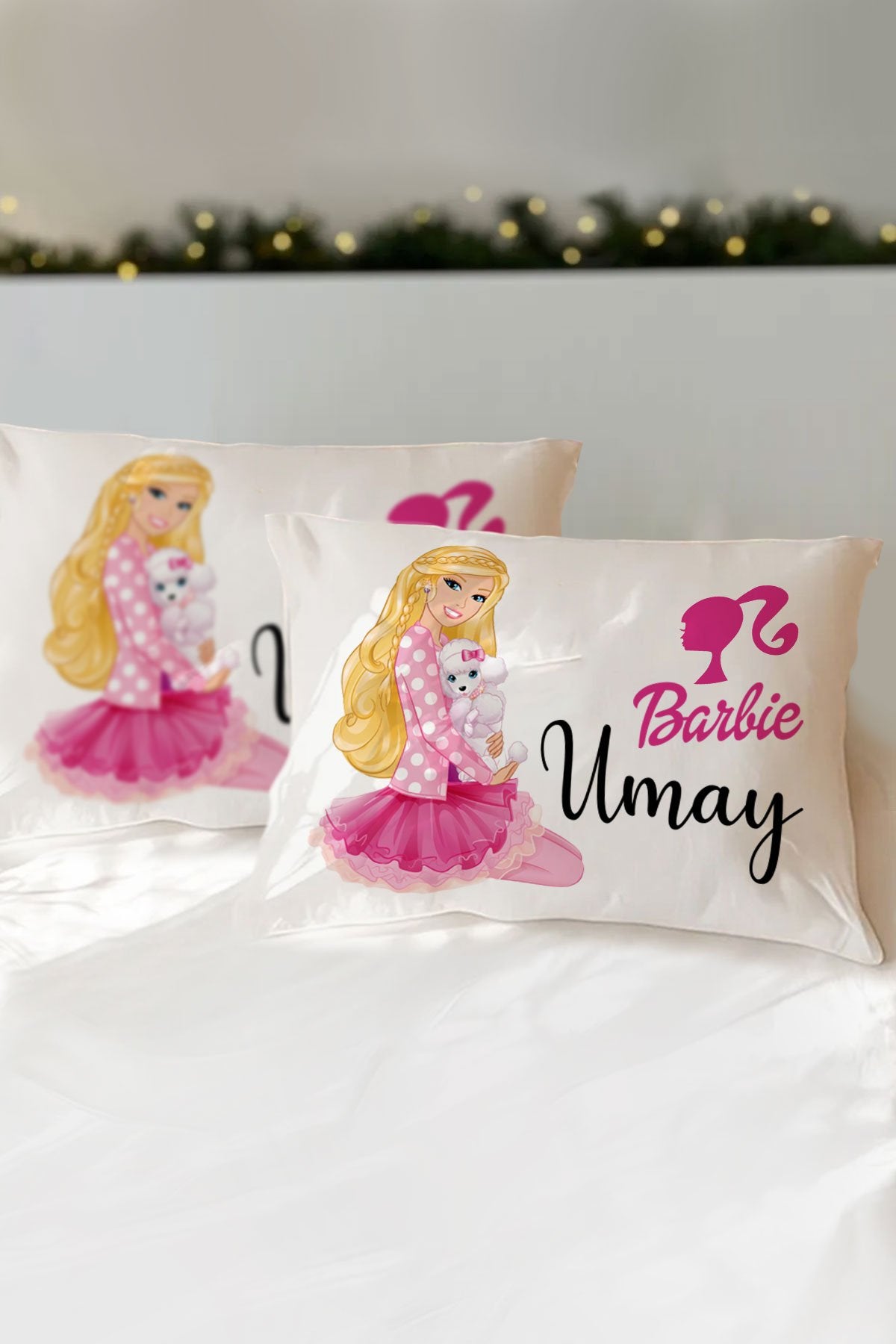 Kişiye Özel Barbie Çocuk Yastık Kılıfı