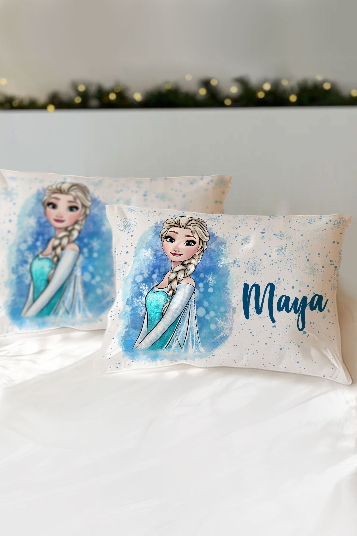Kişiye Özel Elsa Çocuk Yastık Kılıfı