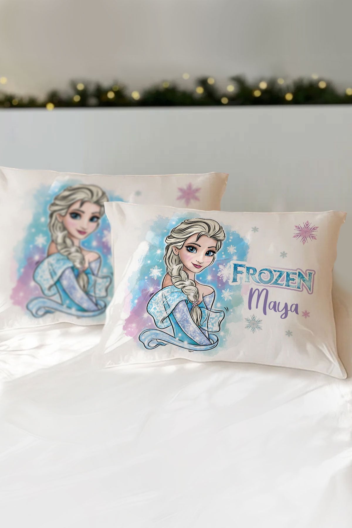 Kişiye Özel Frozen Elsa Çocuk Yastık Kılıfı