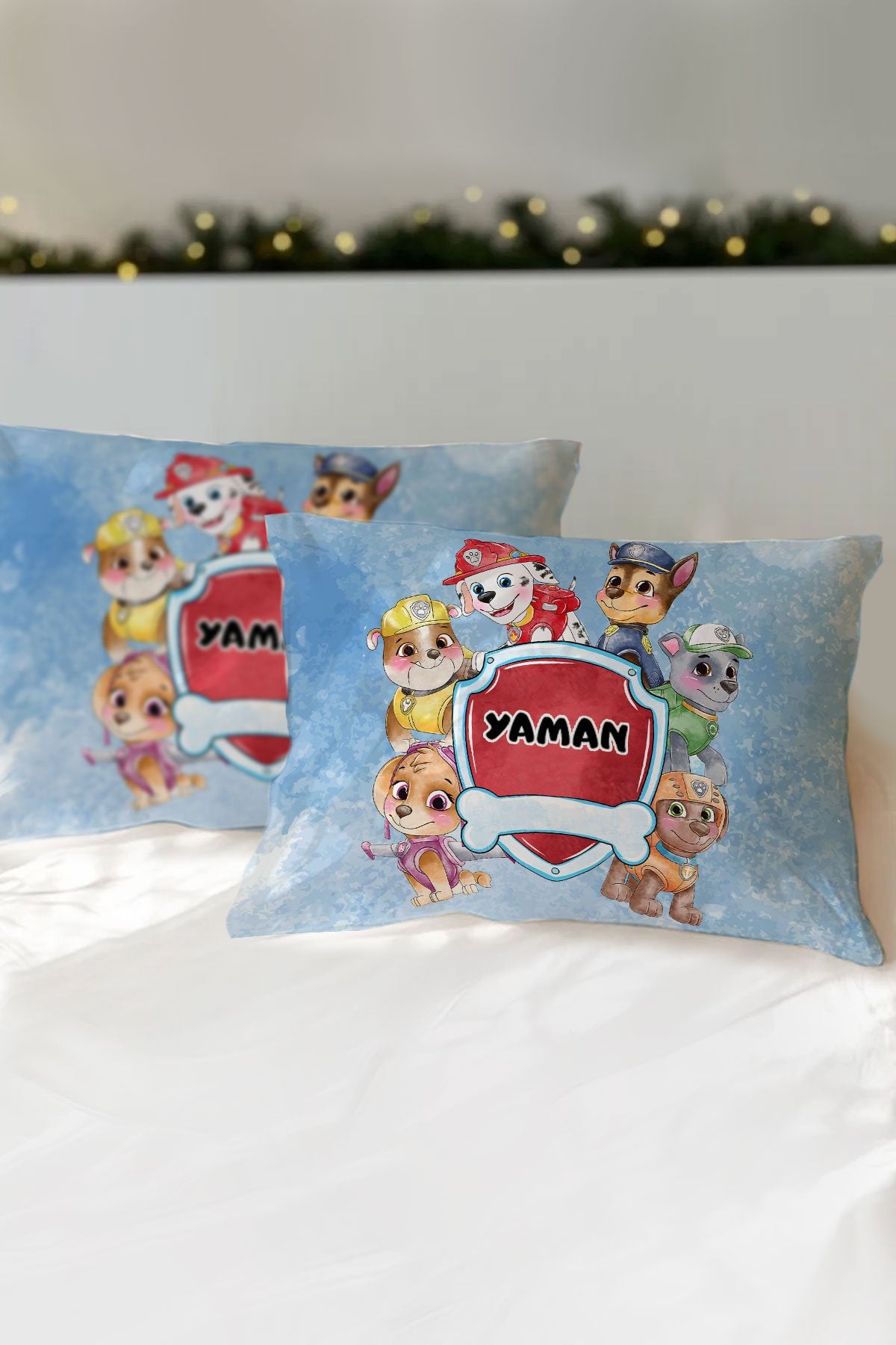 Kişiye Özel Paw Patrol Çocuk Yastık Kılıfı