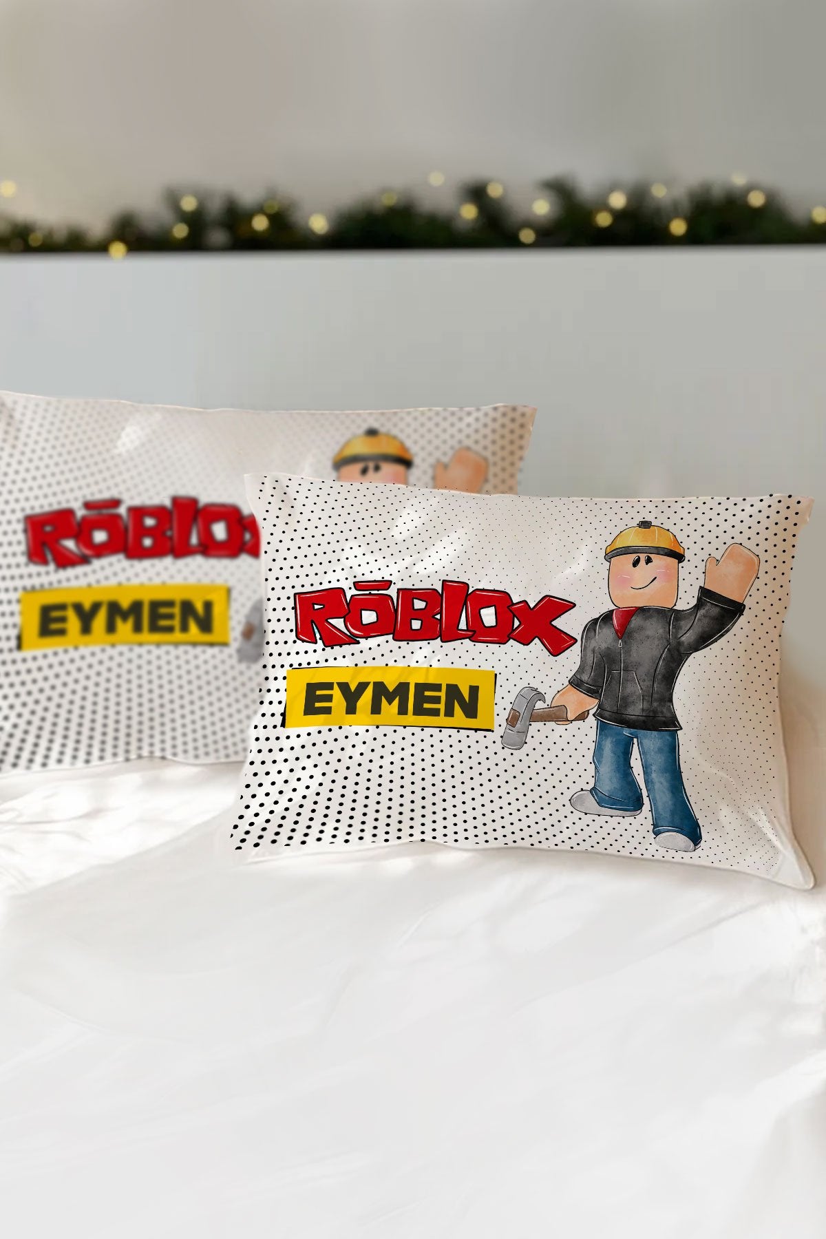 Kişiye Özel Roblox Çocuk Yastık Kılıfı
