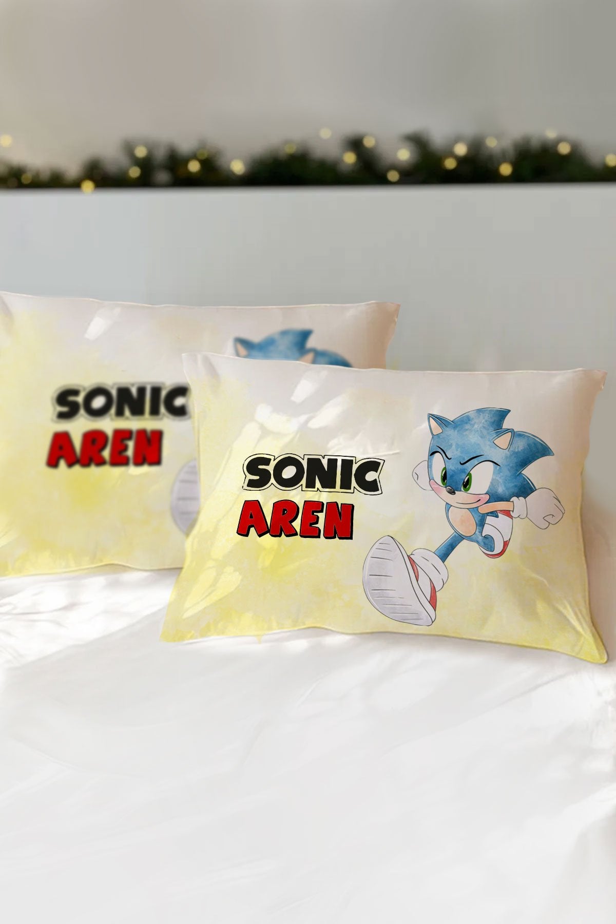 Kişiye Özel Sonic Çocuk Yastık Kılıfı