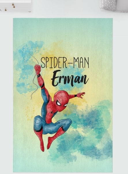 Kişiye Özel Dijital Baskı Halı Spider Man