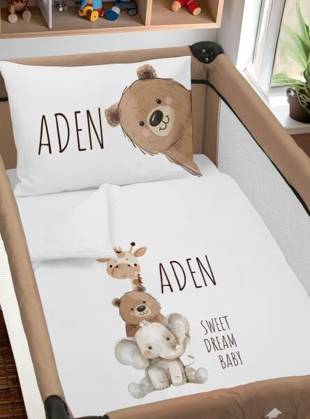 Park Yatak Nevresim Takımı Sevimli Hayvanlar