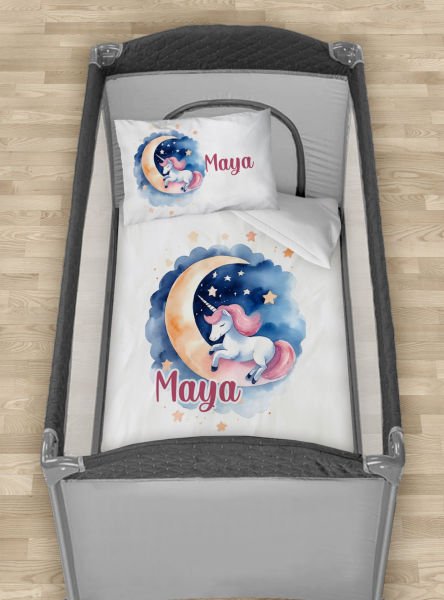 Park Yatak Nevresim Takımı Aydaki Unicorn