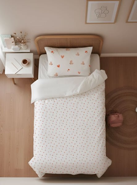 Kişiye Özel Genç Odası Tek Kişilik Nevresim Minik Kelebekler