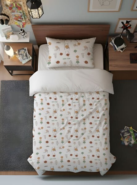 Kişiye Özel Genç Odası Tek Kişilik Nevresim Oyun Parkı