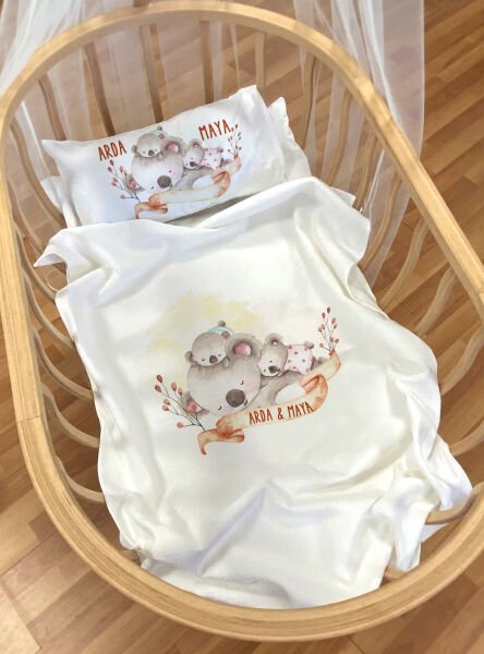 Anne Yanı ve Park Yatak Pike Seti Koala