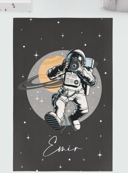 Kişiye Özel Dijital Baskı Halı Astronot