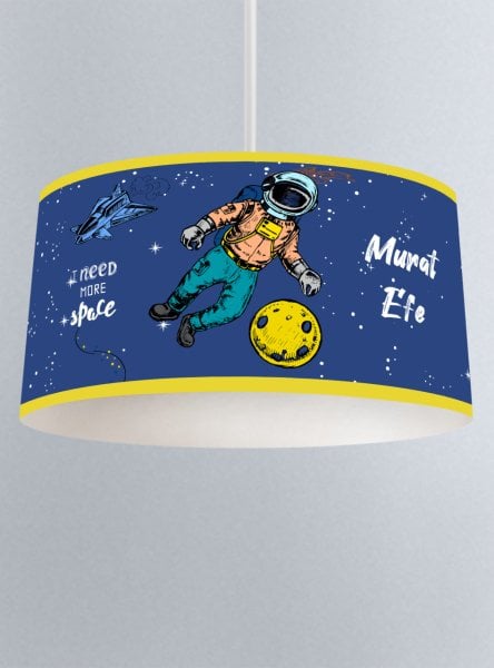 Kişiye Özel İsimli Sarkıt Avize Astronot
