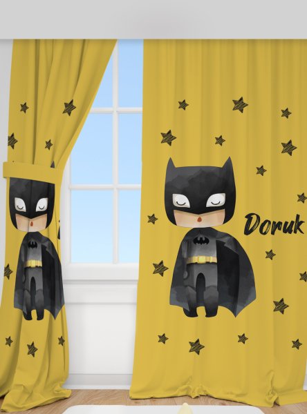 Kişiye Özel Fon Perde Batman
