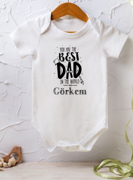 Kişiye Özel İsimli Tek Zıbın Bebek Body