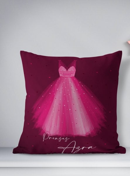 Kişiye Özel Çift Taraflı Kare Kırlent Kılıfı