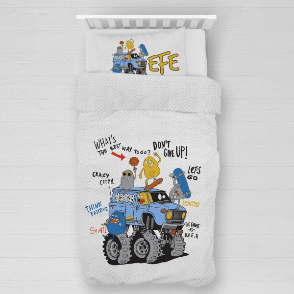 Kişiye Özel %100 Pamuk Tek Kişilik Pike Seti