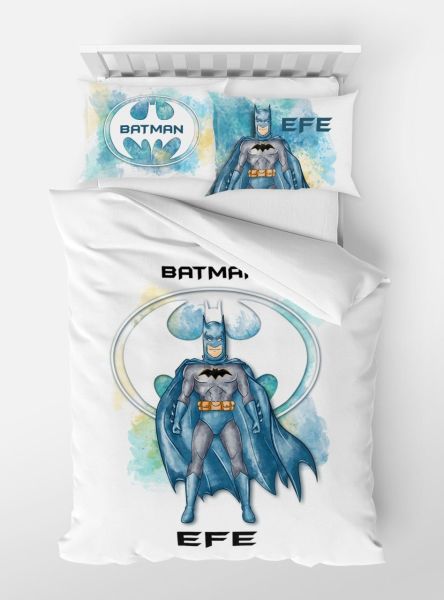 Kişiye Özel Tek Kişilik Nevresim Batman Çarşafsız