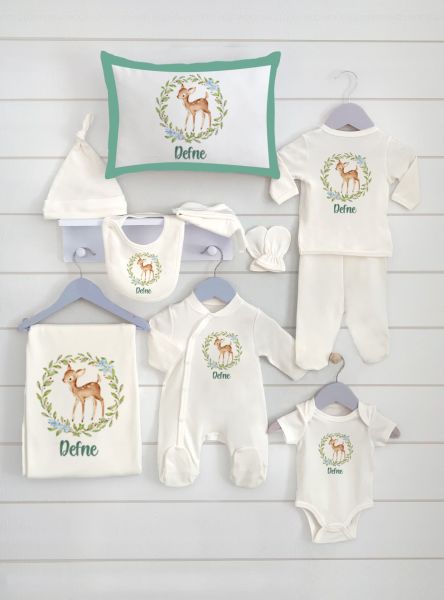 Kişiye Özel 10 lu Organik Hastane Çıkışı Bambi