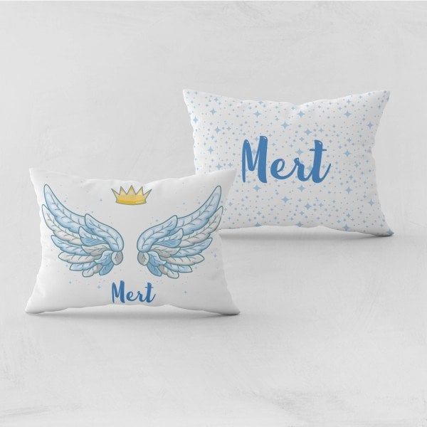 Kişiye Özel Bebek Yastık Kılıfı Melek