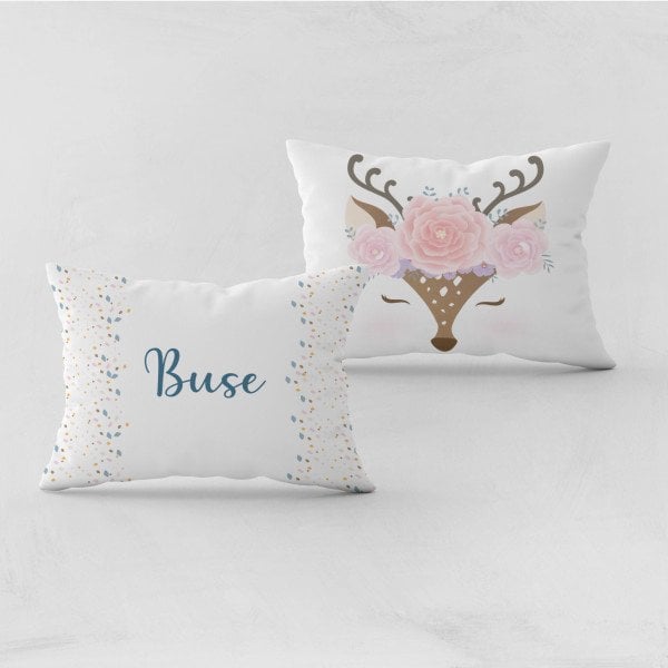 Kişiye Özel Bebek Yastık Kılıfı Bambi