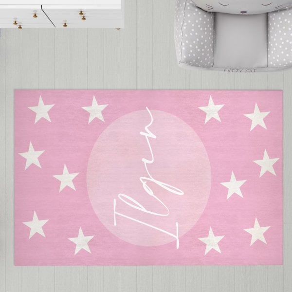 Kişiye Özel Dijital Baskı Halı Yıldızlar