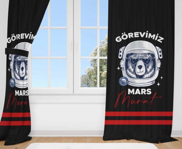 Kişiye Özel Fon Perde Mars