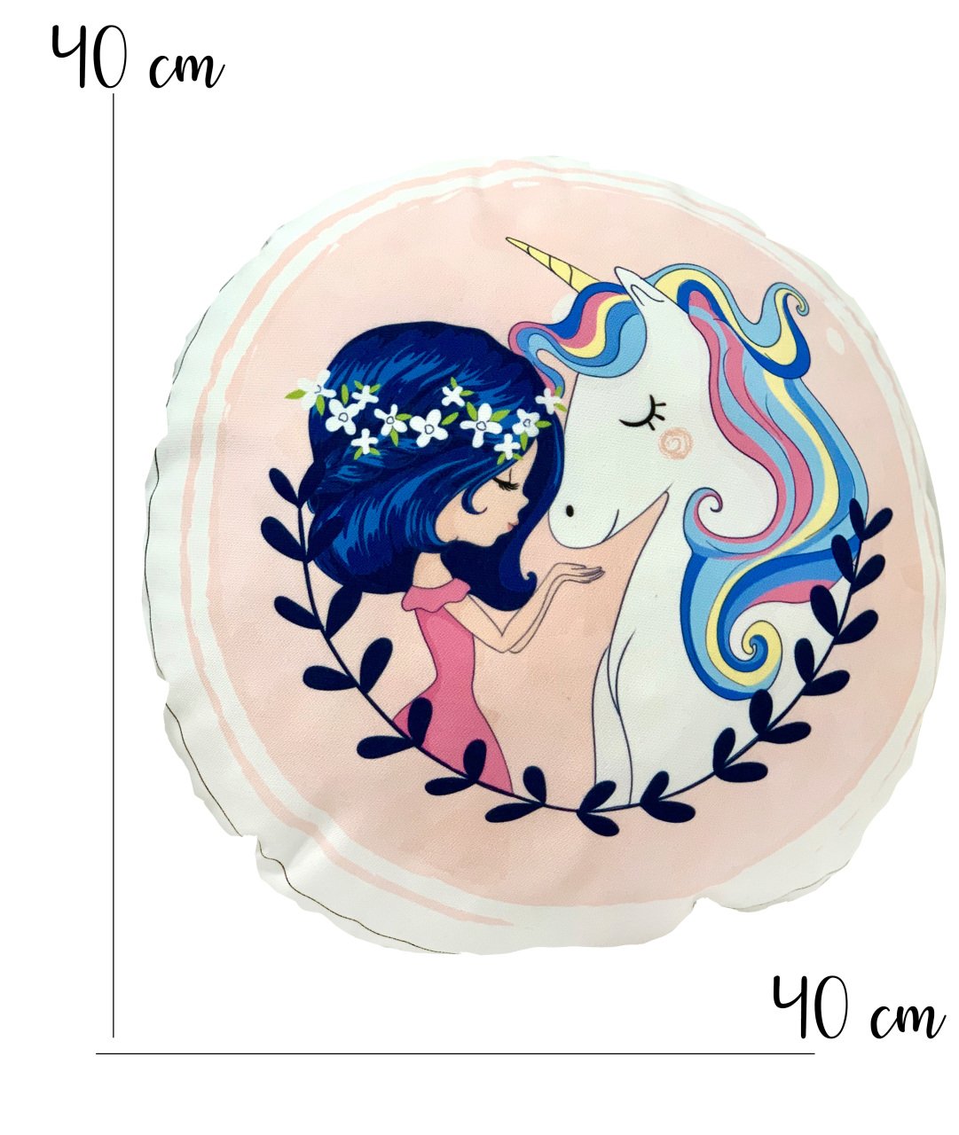 Uyku Arkadaşı Kırlent Unicornlu Kız