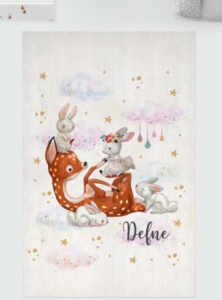 Kişiye Özel Dijital Baskı Halı Bambi