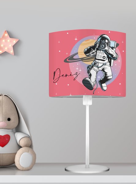 Kişiye Özel Başucu Abajur Astronot