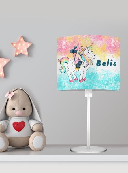 Kişiye Özel Başucu Abajur Minnie Mouse