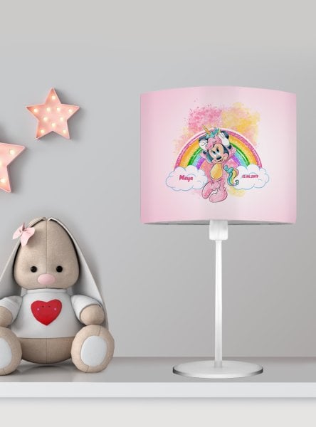 Kişiye Özel Başucu Abajur Minnie Mouse