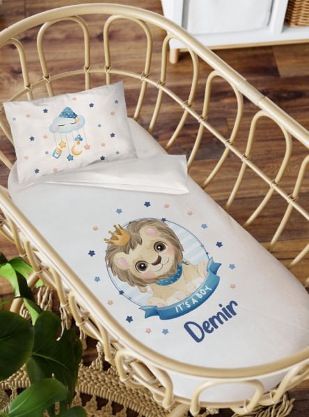 Anne Yanı Beşik Nevresim Takımı Aslan