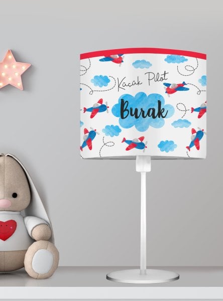 Kişiye Özel Başucu Abajur Uçaklar