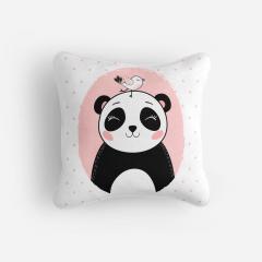 Kişiye Özel Çift Taraflı Kare Kırlent Kılıfı Kung fu Panda