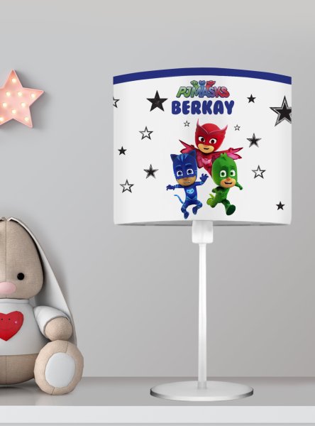 Kişiye Özel Başucu Abajur Pj Maskeliler
