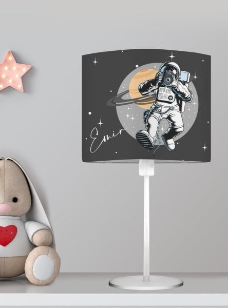Kişiye Özel Başucu Abajur Astronot