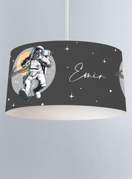 Kişiye Özel İsimli Sarkıt Avize Astronot