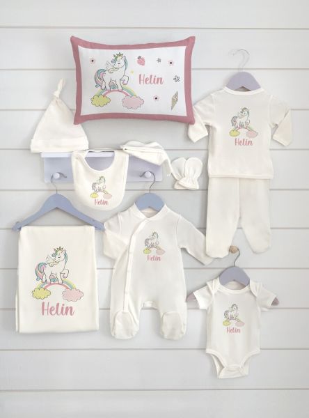 Kişiye Özel 10 lu Organik Hastane Çıkışı Unicorn